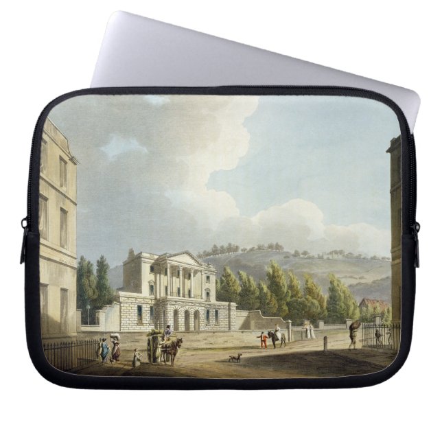 Capa Para Notebook Hotel de Sydney, 'do banho ilustrado por uma série (Frente)