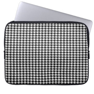 Capa Para Notebook Houndstooth preto