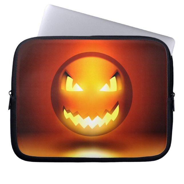 Capa Para Notebook Housse Pour Ordinateur Portable Pumpkinmoji (Frente)