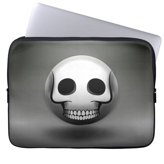 Capa Para Notebook Housse Pour Ordinateur Portable Skullmoji (Frente)