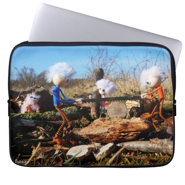 Capa Para Notebook Houtzagerij van de Fubby's. (Frente)