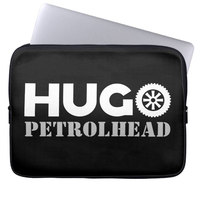 Capa Para Notebook Hugo Petrol Head (Frente)