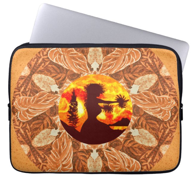 Capa Para Notebook Hula Dancer (Frente)