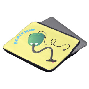 Capa Para Notebook Humor de desenho animado de aspirador