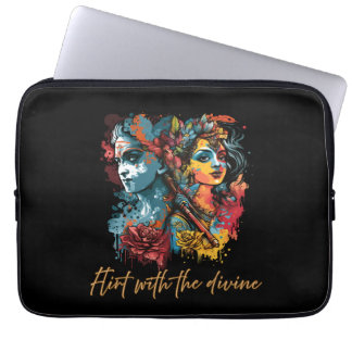 Capa Para Notebook Humor de Meditação, Design de Trabalhador da Luz