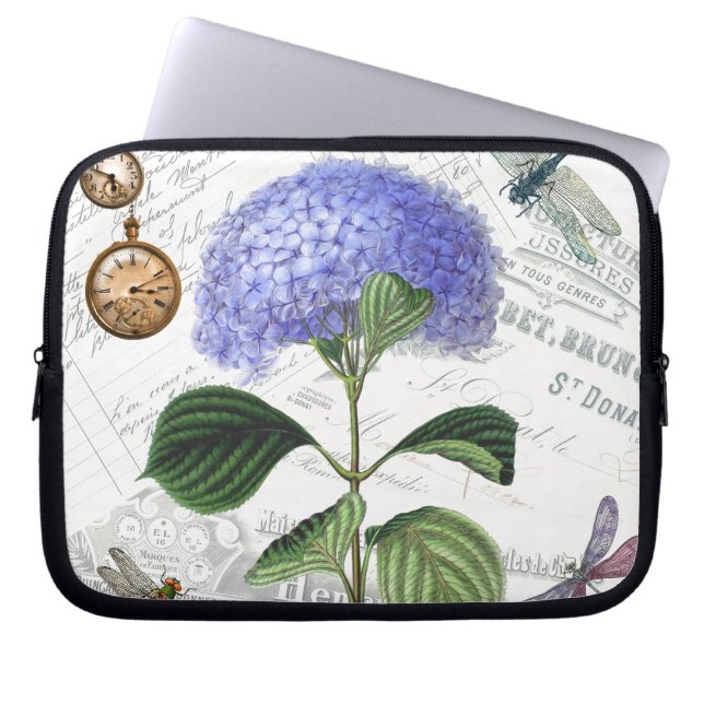 Capa Para Notebook Hydrangea Collage (Frente)