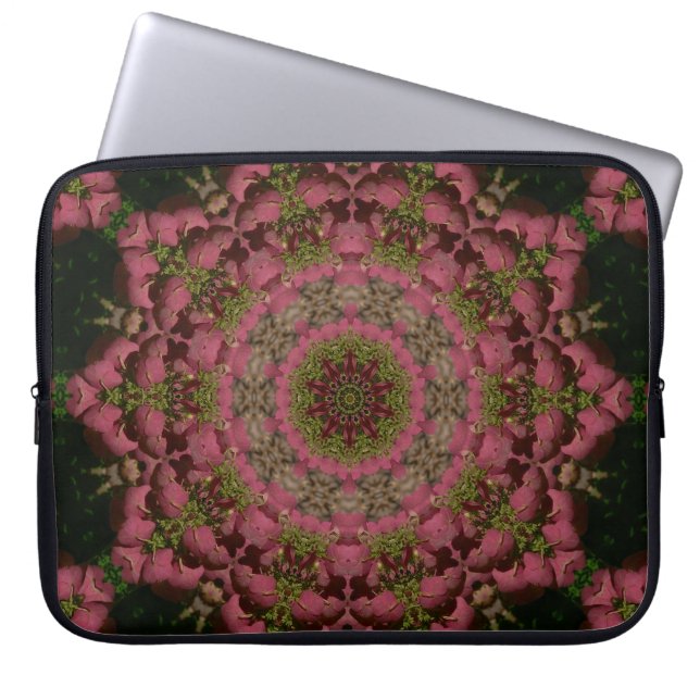 Capa Para Notebook Hydrangea Mandala Mauve (Frente)