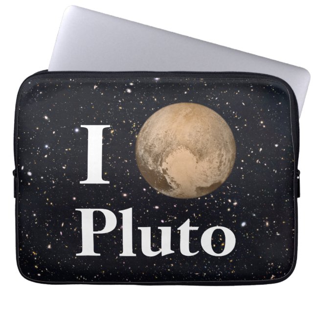 Capa Para Notebook I Heart Pluto Starry Sky (Frente)