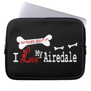 Capa Para Notebook I Love My Airedale Terrier