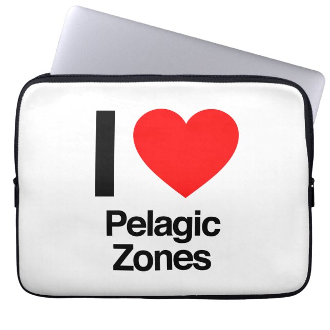 Capa Para Notebook i love pelagic zones (Frente)