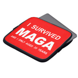 Capa Para Notebook I Survived MAGA