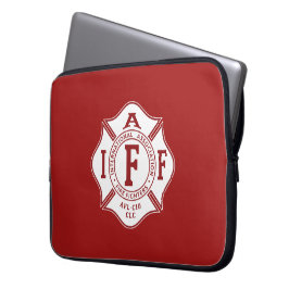 Capa Para Notebook IAFF Malha de Laptop Cruz Maltesa