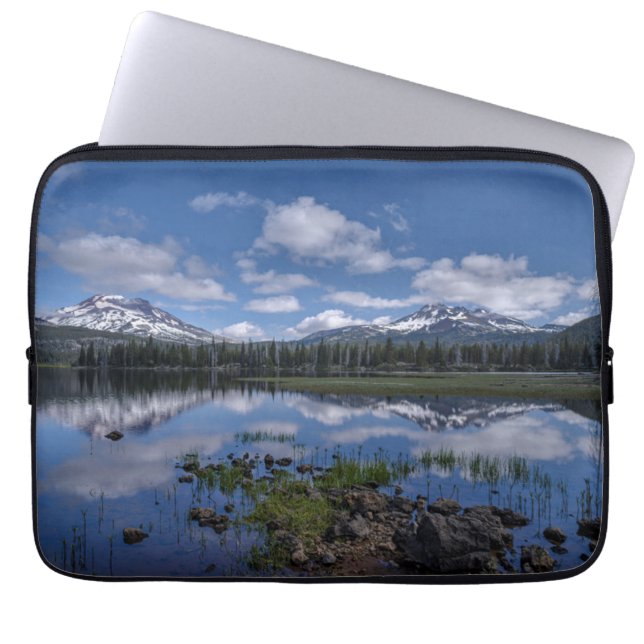 Capa Para Notebook Ice & Snow | Sparks Lake, Oregon (Frente)