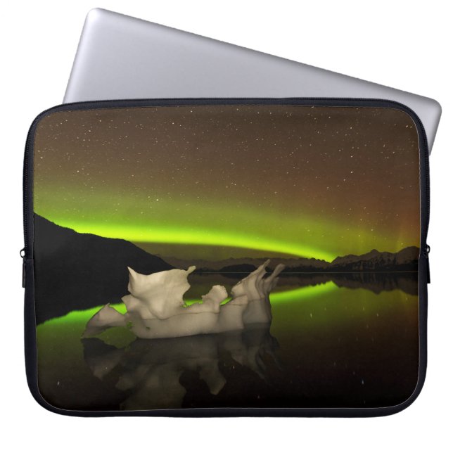 Capa Para Notebook Iceberg Aurora (Frente)