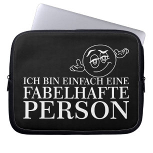 Capa Para Notebook Ich caixa einfach eine fabelhafte Person!