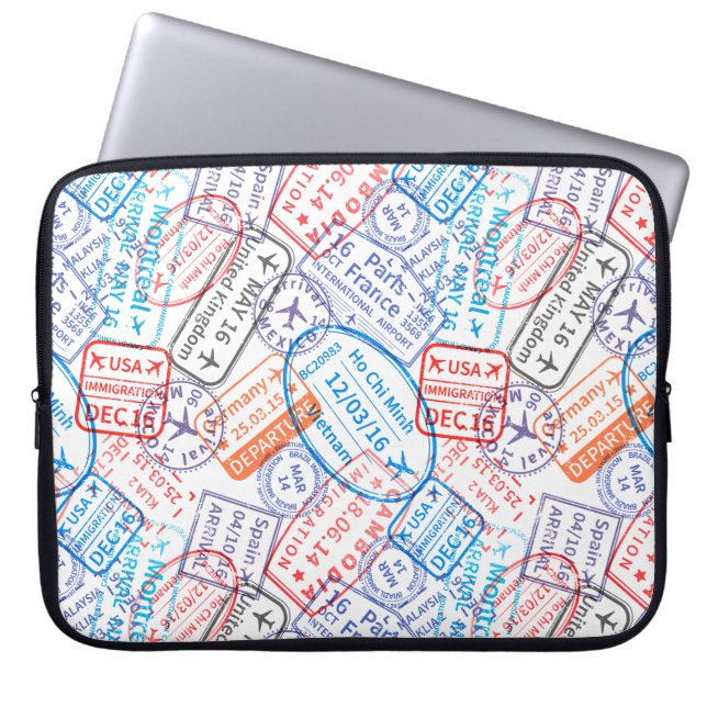 Capa Para Notebook ícone de viagem (Frente)