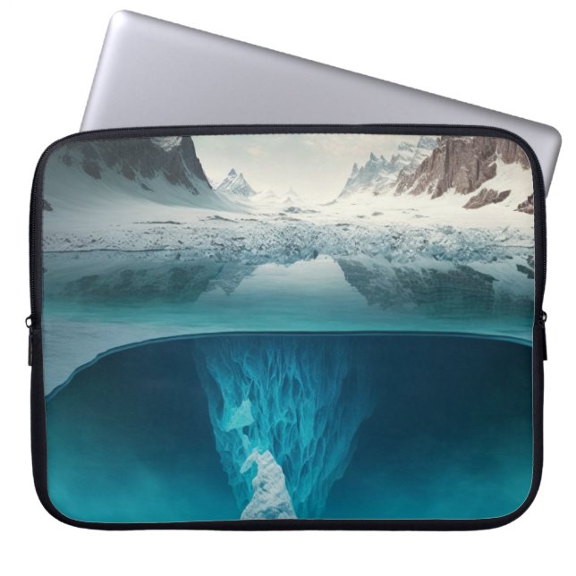 Capa Para Notebook Icy Mountain View (Frente)
