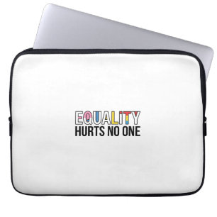 Capa Para Notebook Igualdade Não Magoa Ninguém Design de Camisa Vinta