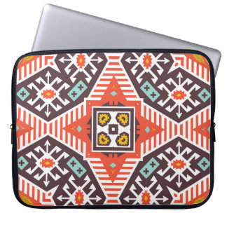 Capa Para Notebook Ikat Aztec: Textura em striping étnico