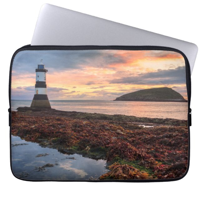 Capa Para Notebook Ilha do papagaio-do-mar do nascer do sol | do (Frente)