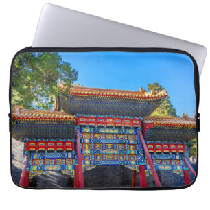 Capa Para Notebook Ilha Red Blue Gate Jade