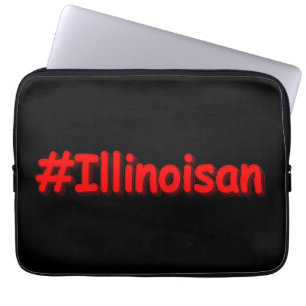 Capa Para Notebook "#Illinoisano " Design bonito. Comprar Agora