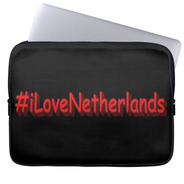 Capa Para Notebook "#iLoveNetherlands" Cute Design. Buy Now (Frente)