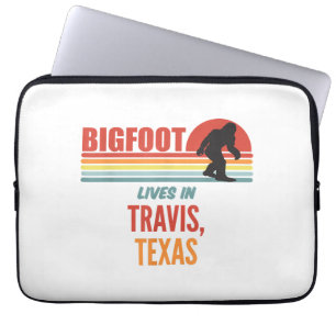Capa Para Notebook Iluminação Do Pé Grande Em Travis Texas