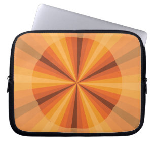 Capa Para Notebook Ilusões Ópticas Mala do Laptop laranja