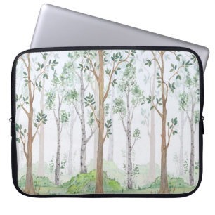 Capa Para Notebook Ilustração de aquarela — Floresta de fada. i Crian
