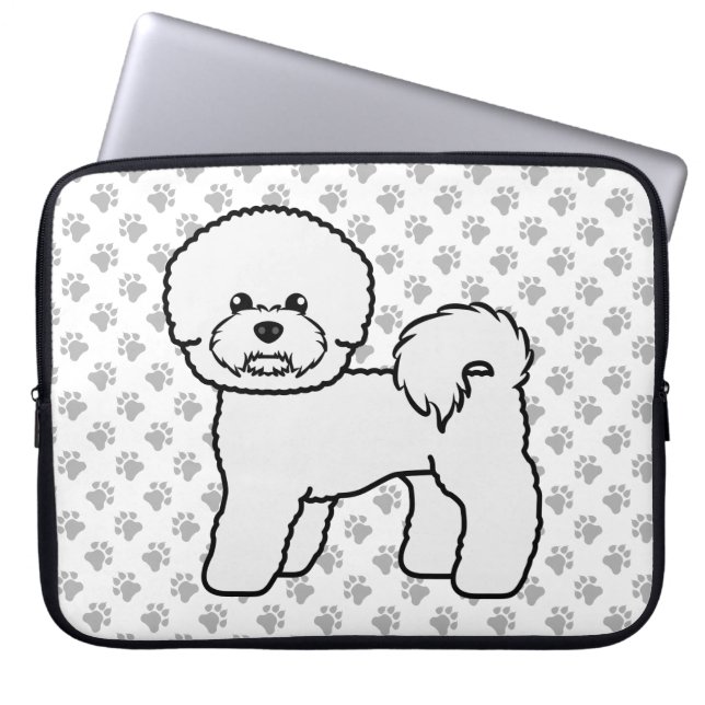 Capa Para Notebook Ilustração de cachorro de desenho animado fofo da  (Frente)