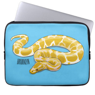 Capa Para Notebook Ilustração de cobra de pitão birmanês