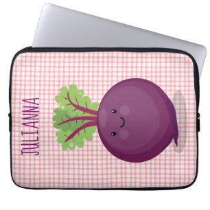 Capa Para Notebook Ilustração de desenho animado da cozinha da raíz d