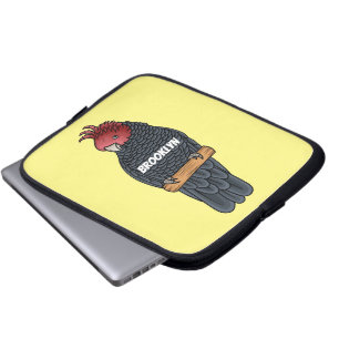 Capa Para Notebook Ilustração de desenho animado de aves da gangue