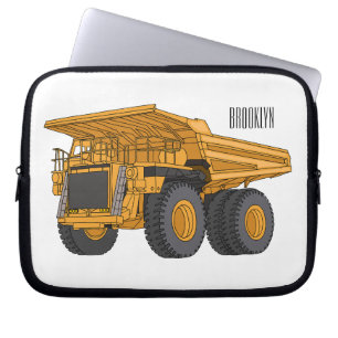 Capa Para Notebook Ilustração de desenho animado de caminhão Haul