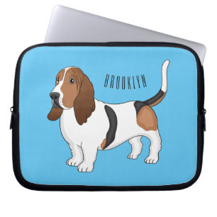 Capa Para Notebook Ilustração de desenho animado de cão de cão de cão
