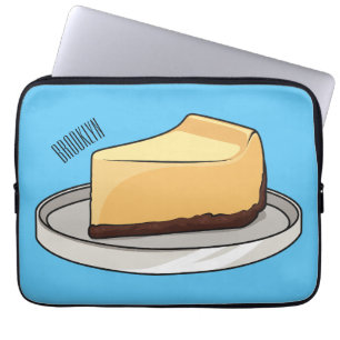 Capa Para Notebook Ilustração de desenho animado de Cheesecake