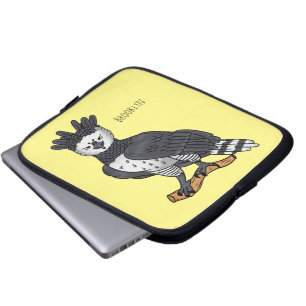 Capa Para Notebook Ilustração de desenho animado de Harpy eagle