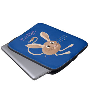 Capa Para Notebook Ilustração de desenho animado de jerboa fofo de or
