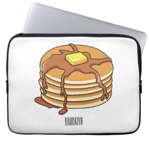 Capa Para Notebook Ilustração de desenho animado de Pancake
