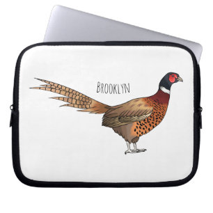Capa Para Notebook Ilustração de desenho animado de pheasant de pesco