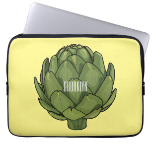 Capa Para Notebook Ilustração de desenho animado do Artichoke