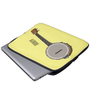 Capa Para Notebook Ilustração de desenho animado do Banjo