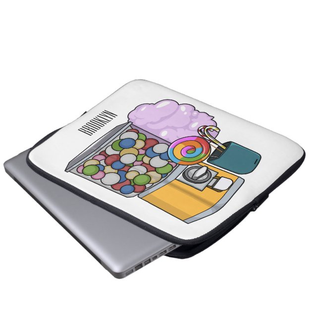 Capa Para Notebook Ilustração de desenho animado doce (Frente Inferior)