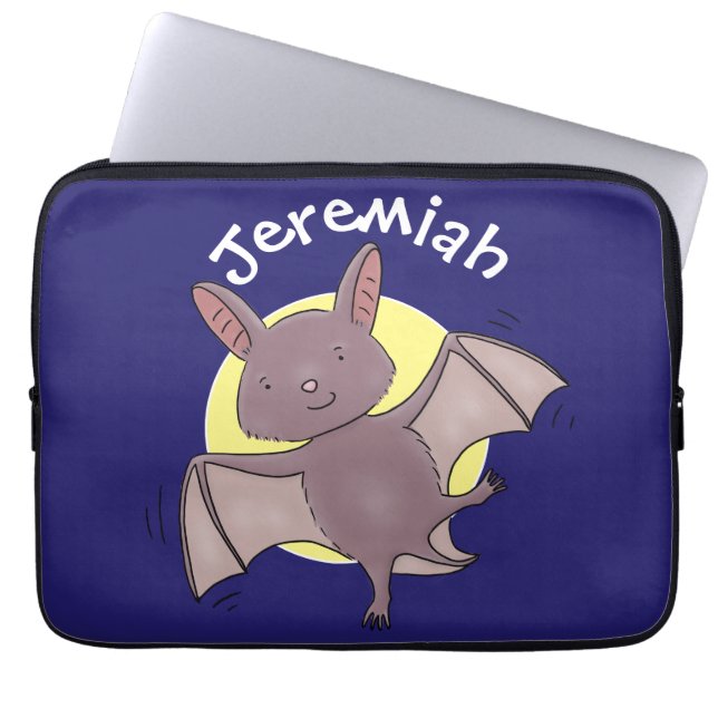 Capa Para Notebook Ilustração de desenho animado voador de filhotes (Frente)