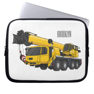 Capa Para Notebook Ilustração de desenho de caminhão de guindaste