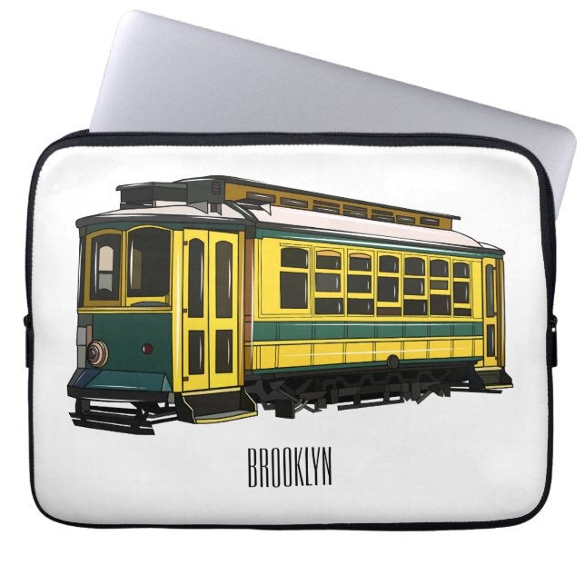 Capa Para Notebook Ilustração de desenho do carrinho de Mata (Frente)