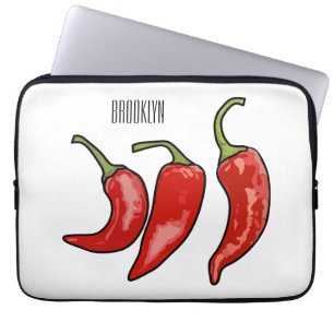 Capa Para Notebook Ilustração de desenho em chili