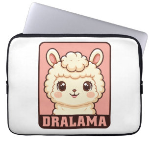 Capa Para Notebook Ilustração de lhama fofa design