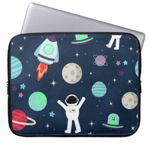 Capa Para Notebook Ilustração de padrão de espaço